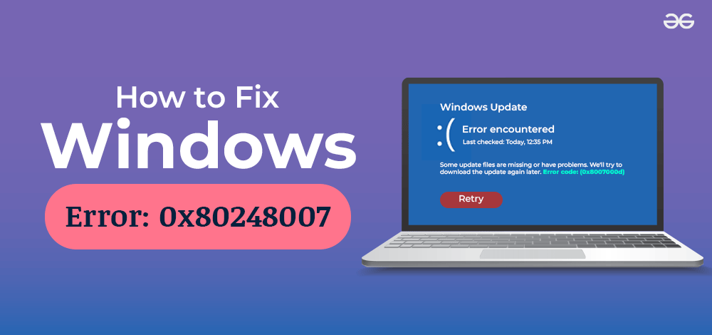 Windows Update Error Codes