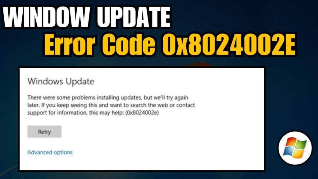 windows update error codes