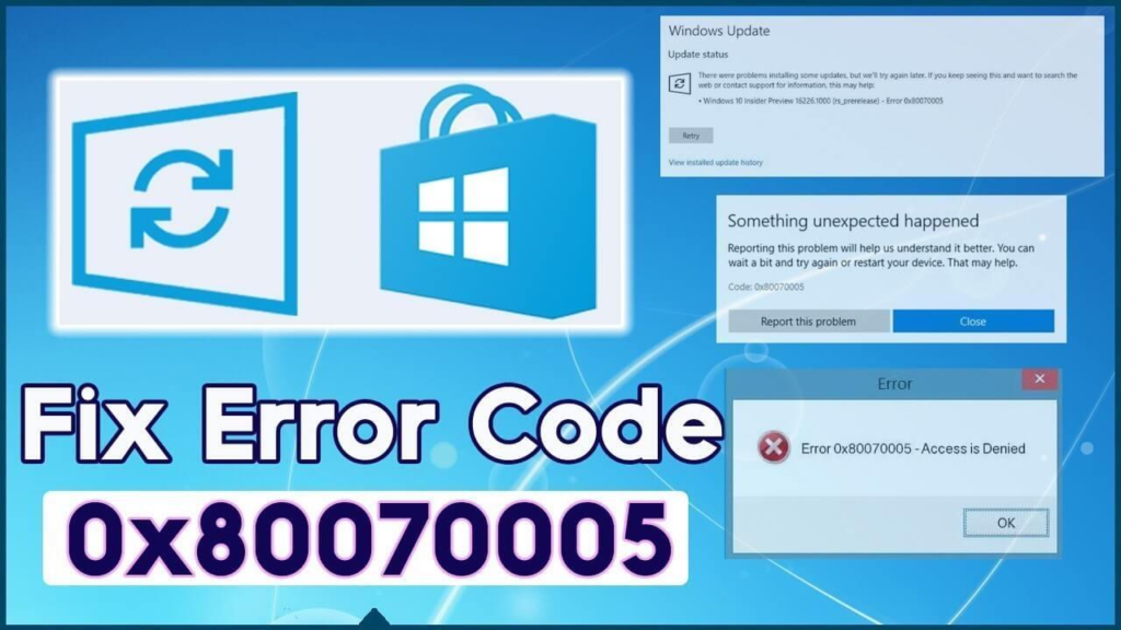 windows update error codes