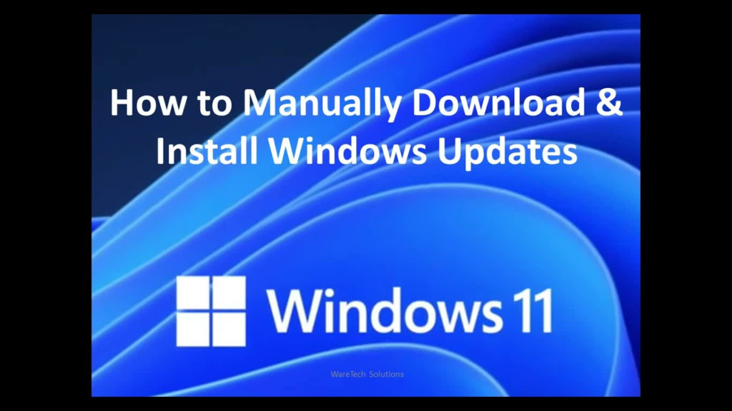 Windows Update Manual Instal