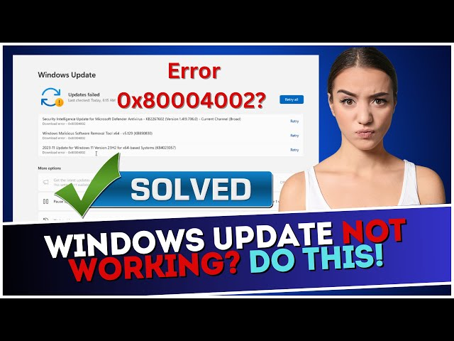 Windows Update Not Working