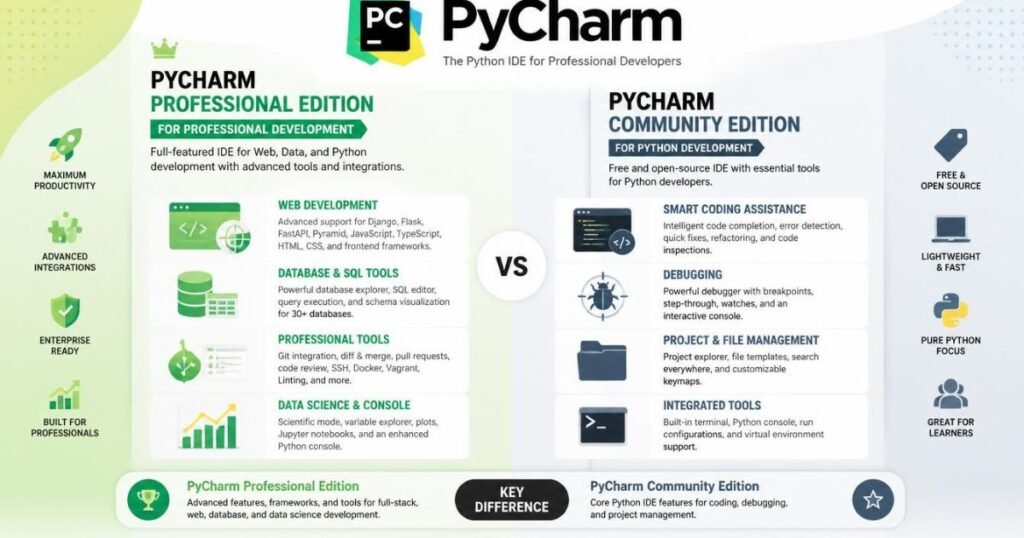pycharm pro vs community