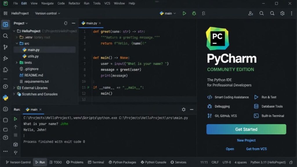 PyCharm Community vs Professional