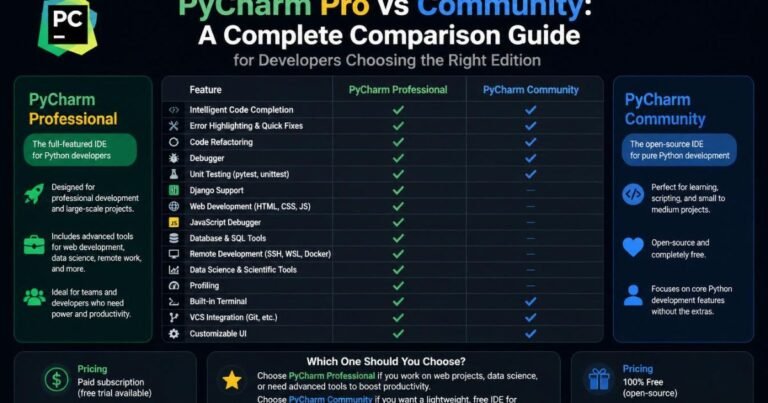 pycharm pro vs community