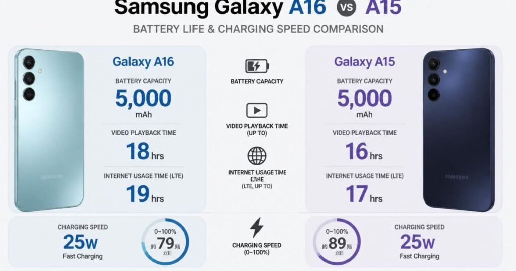 Samsung Galaxy A16 vs A15