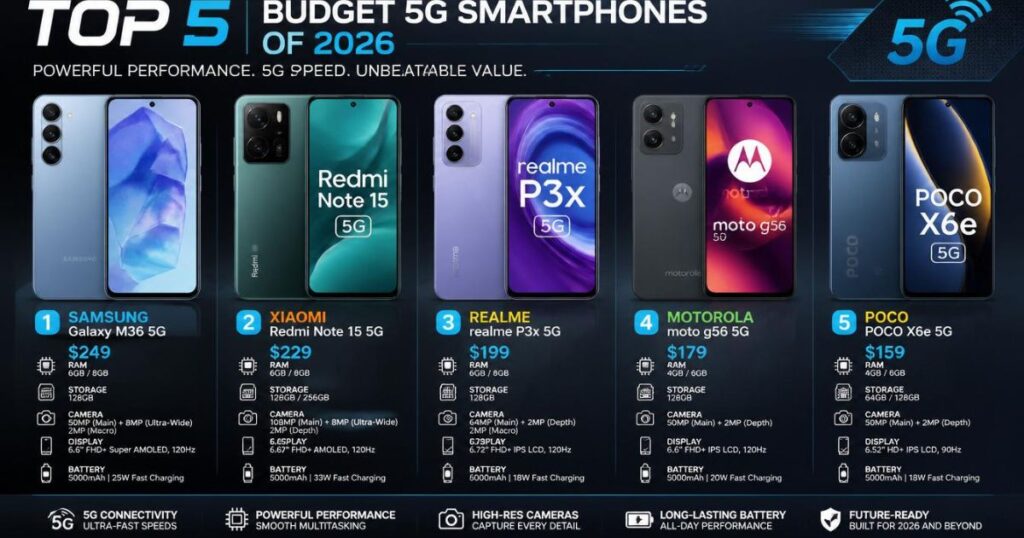 Best Budget Smartphones 2026 USA