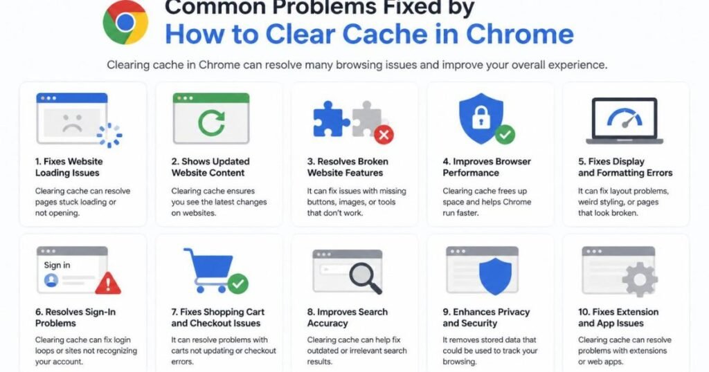 how to clear cache in Chrome