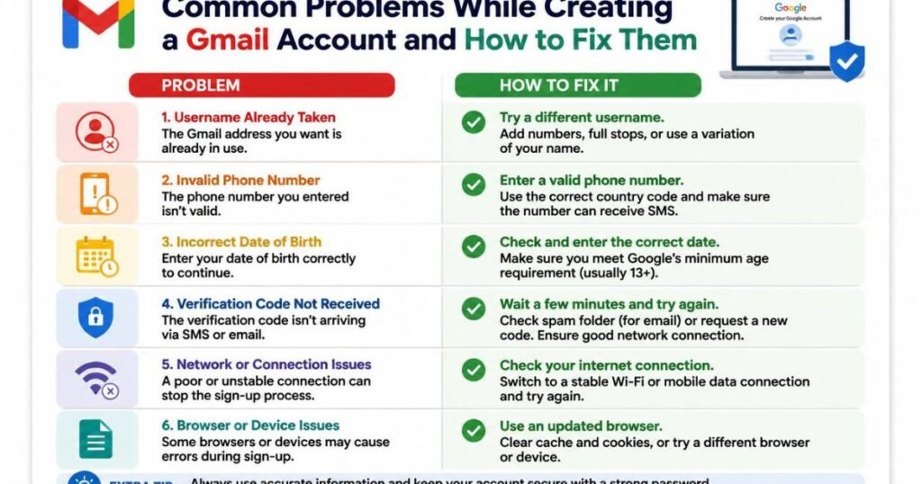 how to create gmail account