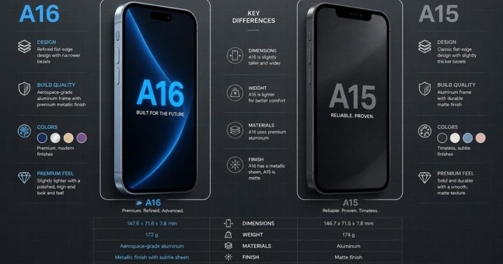 Samsung Galaxy A16 vs A15