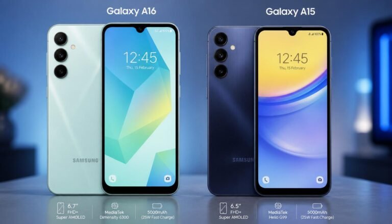 Samsung Galaxy A16 vs A15: 12 Differences You Should Know Before Buying Samsung Galaxy A16 vs A15