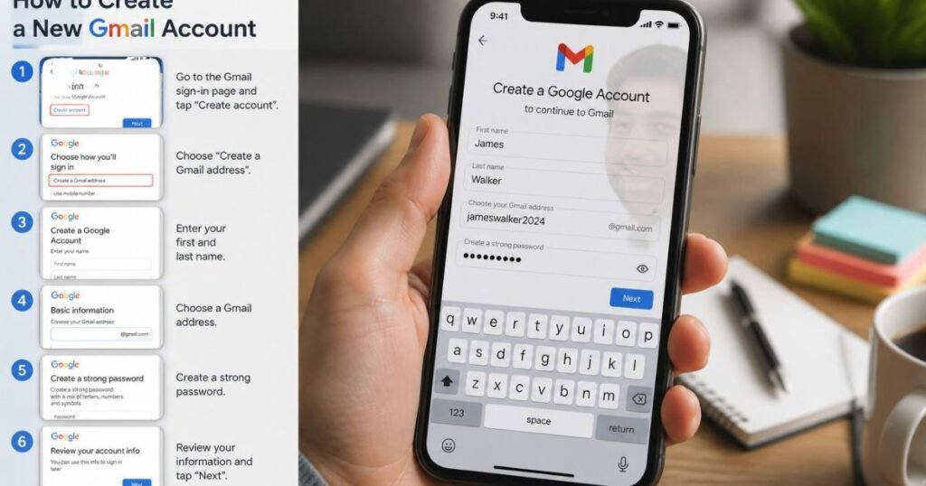 how to create gmail account