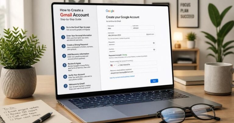 how to create gmail account