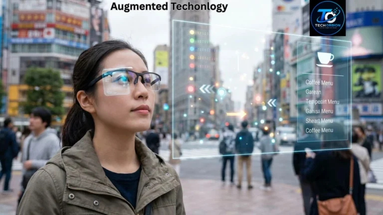 Augmented: A Simple Guide to Understanding Augmented Technology Augmented technology showing digital objects in the real world through a smartphone