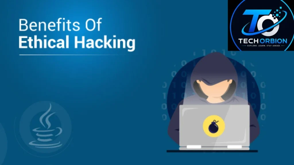 AI-generated illustration highlighting the benefits of learning ethical hacking through PDF resources, including flexible study, cybersecurity knowledge, practical skills, and self-paced learning.