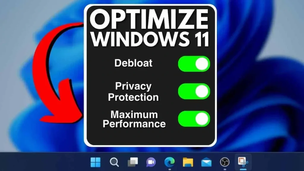 Windows 11 performance optimization settings