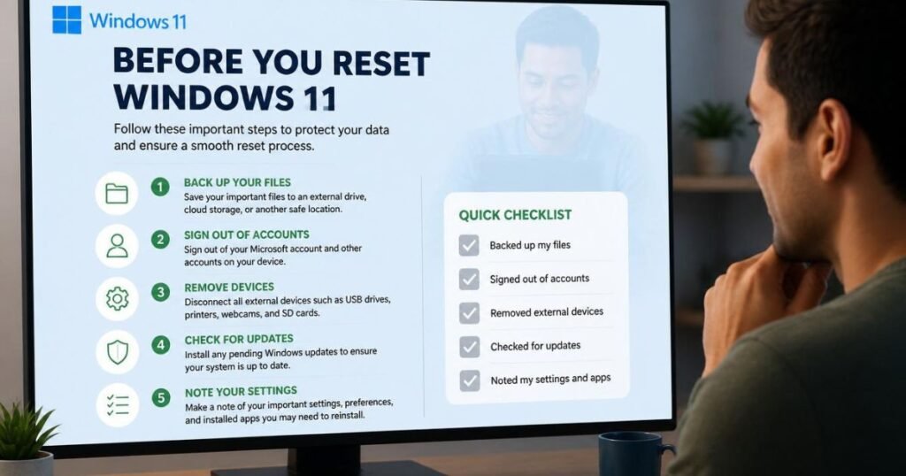 How to Reset Windows 11 Without Losing Files