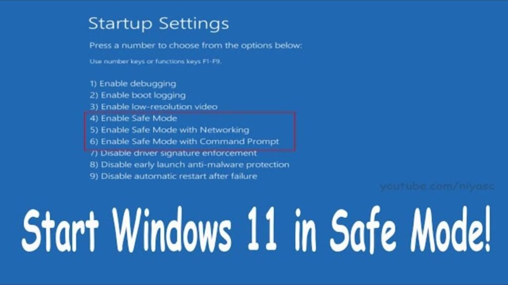 Windows 11 Safe Mode screen