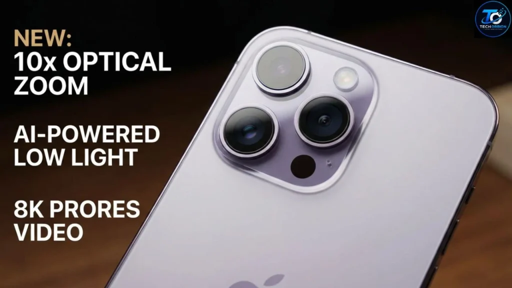 New iPhone 17 camera features with improved lenses, image quality, and advanced photography technology