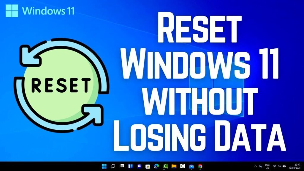 Keep My Files option in Windows 11