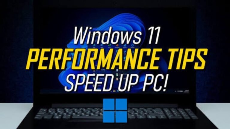 Speed Up Windows 11 with performance optimization tips and built-in Windows 11 features.