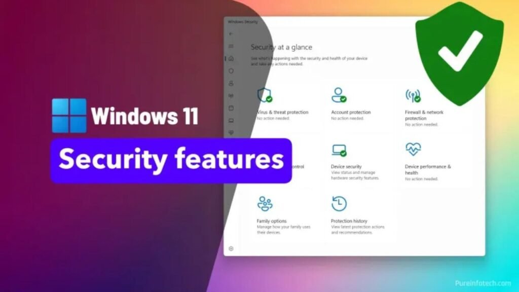 Windows 11 Security and privacy settings