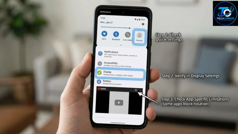 Android auto rotate not working ?on a smartphone