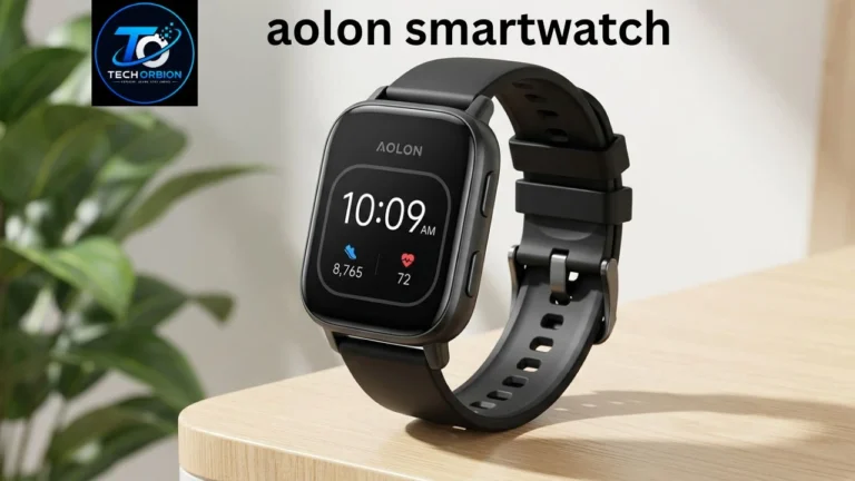Aolon smartwatch with modern display and fitness tracking features