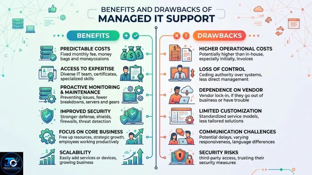 Benefits and Drawbacks of Managed IT Support