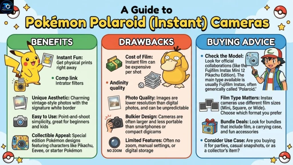 Polaroid Camera Pokémon – Pokémon-themed instant camera and photography setup.
