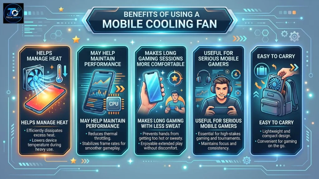 Benefits of using a mobile cooling fan for smartphones and gaming