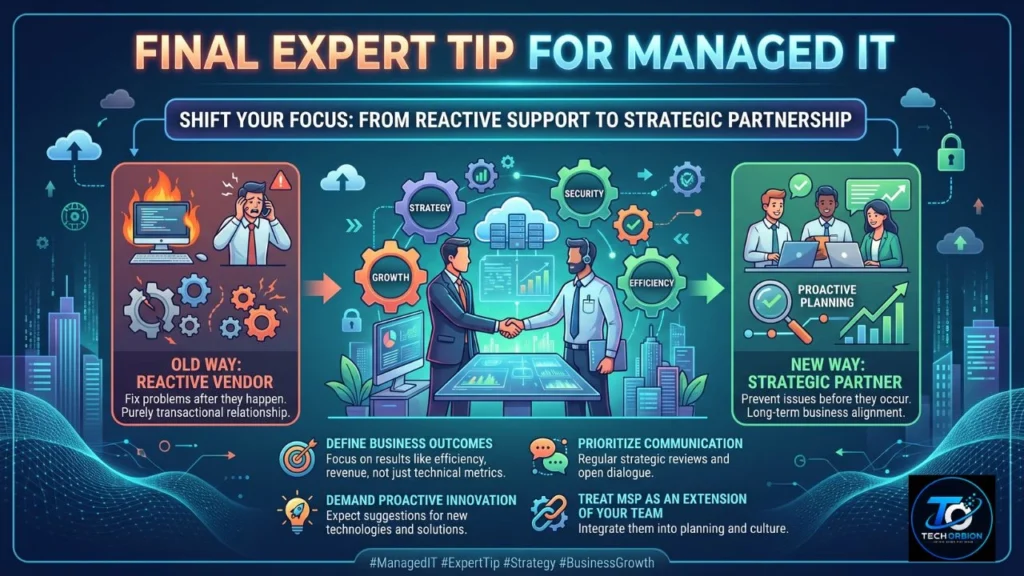 Final Expert Tips for Choosing and Using Managed IT Services