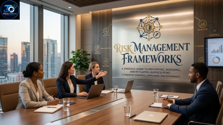 Risk Management Frameworks: Complete Guide, Types, Benefits, and Best Practices Risk Management Frameworks guide showing business risk assessment, planning, and compliance strategy