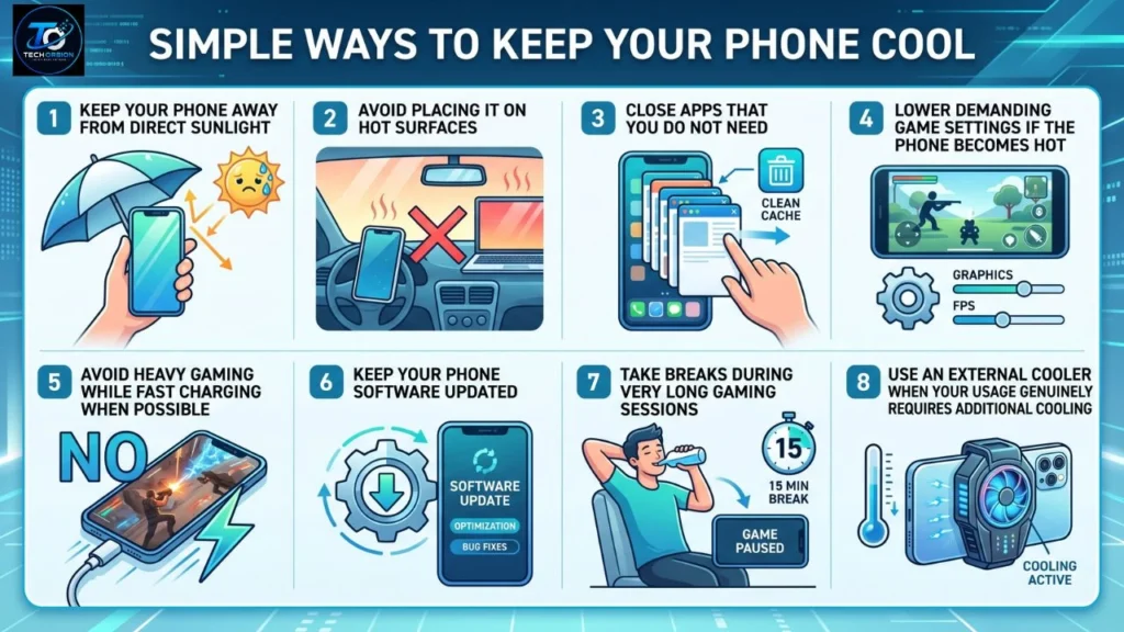 Simple ways to keep your phone cool during gaming and heavy use