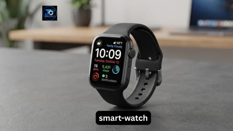 Smart watch with fitness tracking and smartphone features