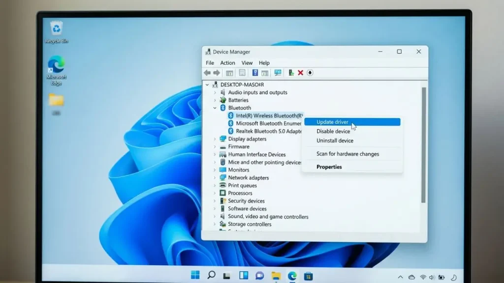 Check and update Bluetooth drivers in Windows 11