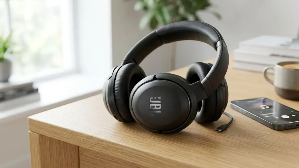 JBL headphones with long battery life, Bluetooth, and everyday convenience