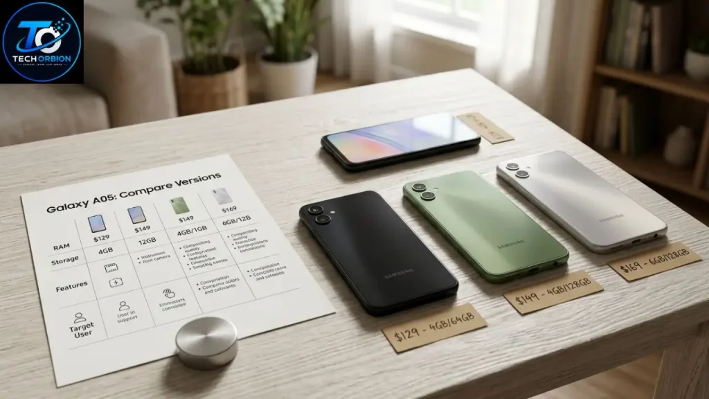 Galaxy A05 to buy: Which version is right for you?