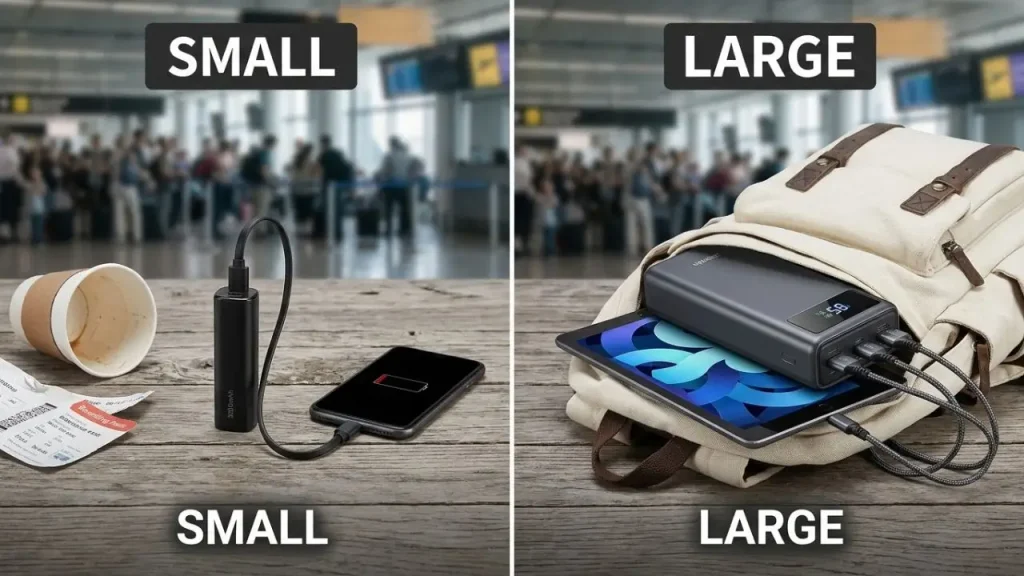 Larger Power Banks Make More Sense for Travel I AI Generated