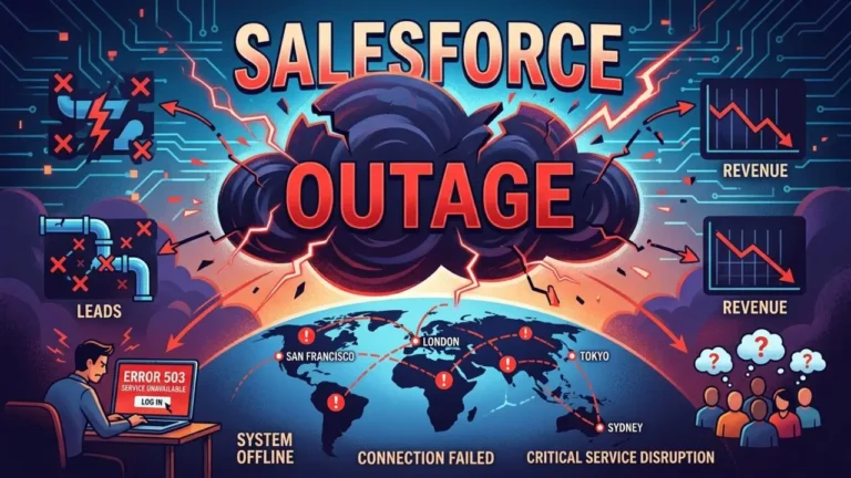 Salesforce outage affecting users and cloud services