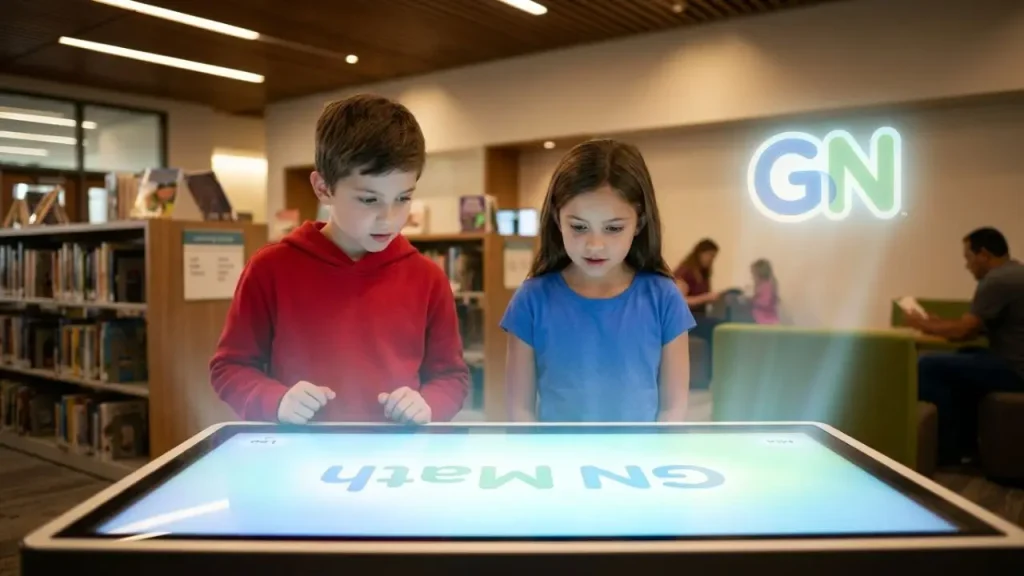What games and content does GN Math offer? I AI Generated