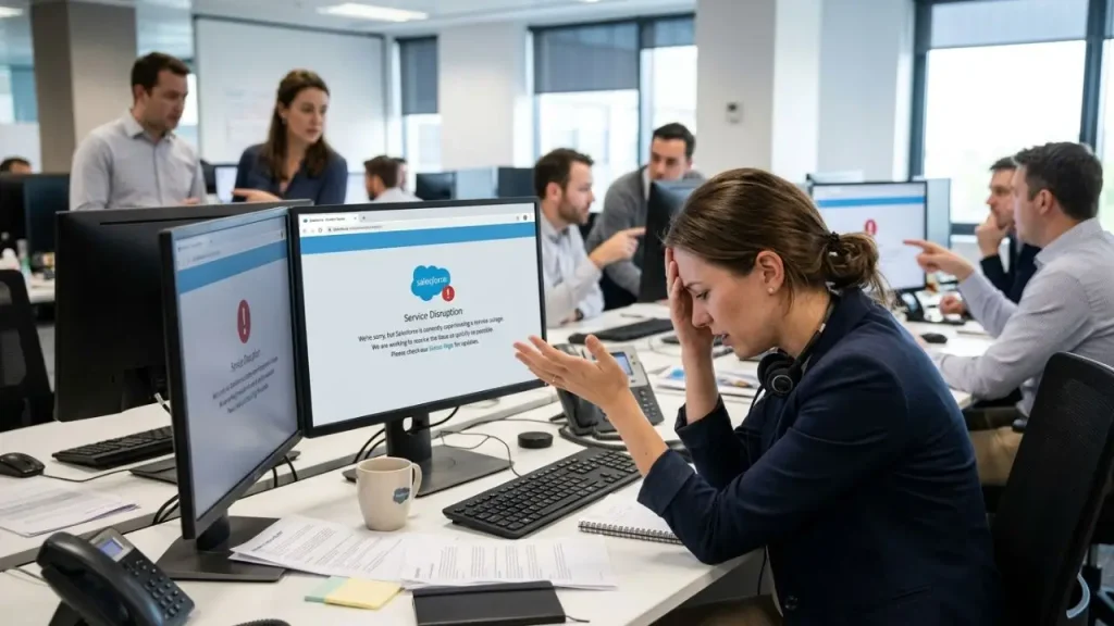 What recent Salesforce outages in 2026 reveal about service reliability and cloud disruptions