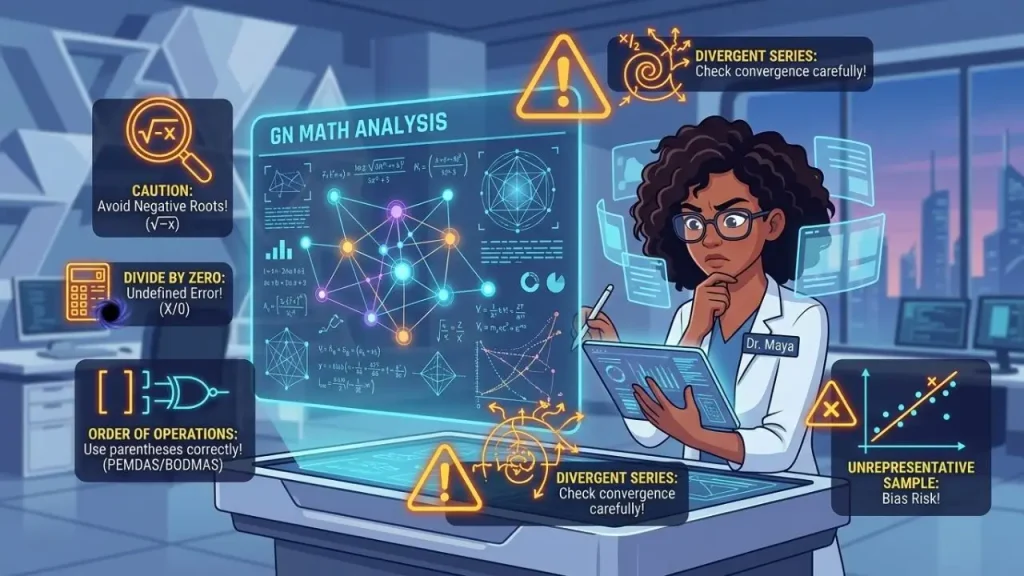 What should you look out for when using GN-Math? I AI Generated
