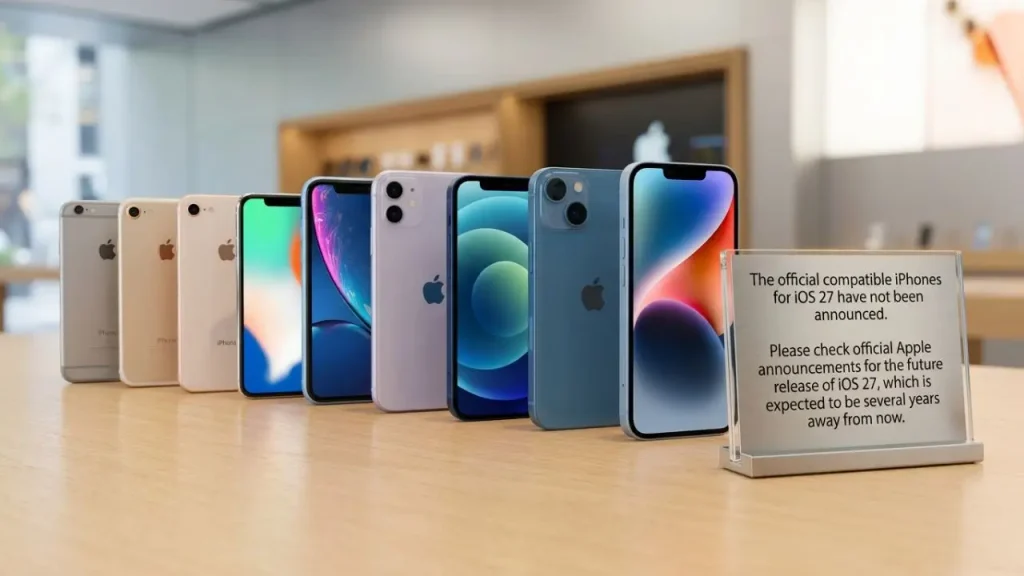 iPhones compatible with iOS 27