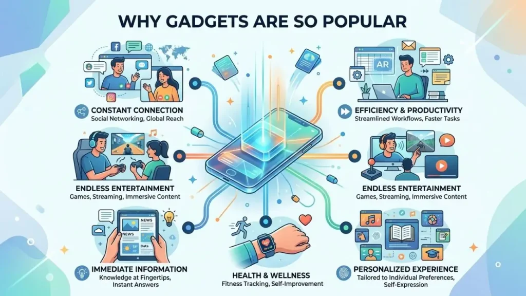 Why gadgets are so popular among modern technology users