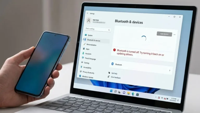 Windows 11 Bluetooth not working troubleshooting and fixes